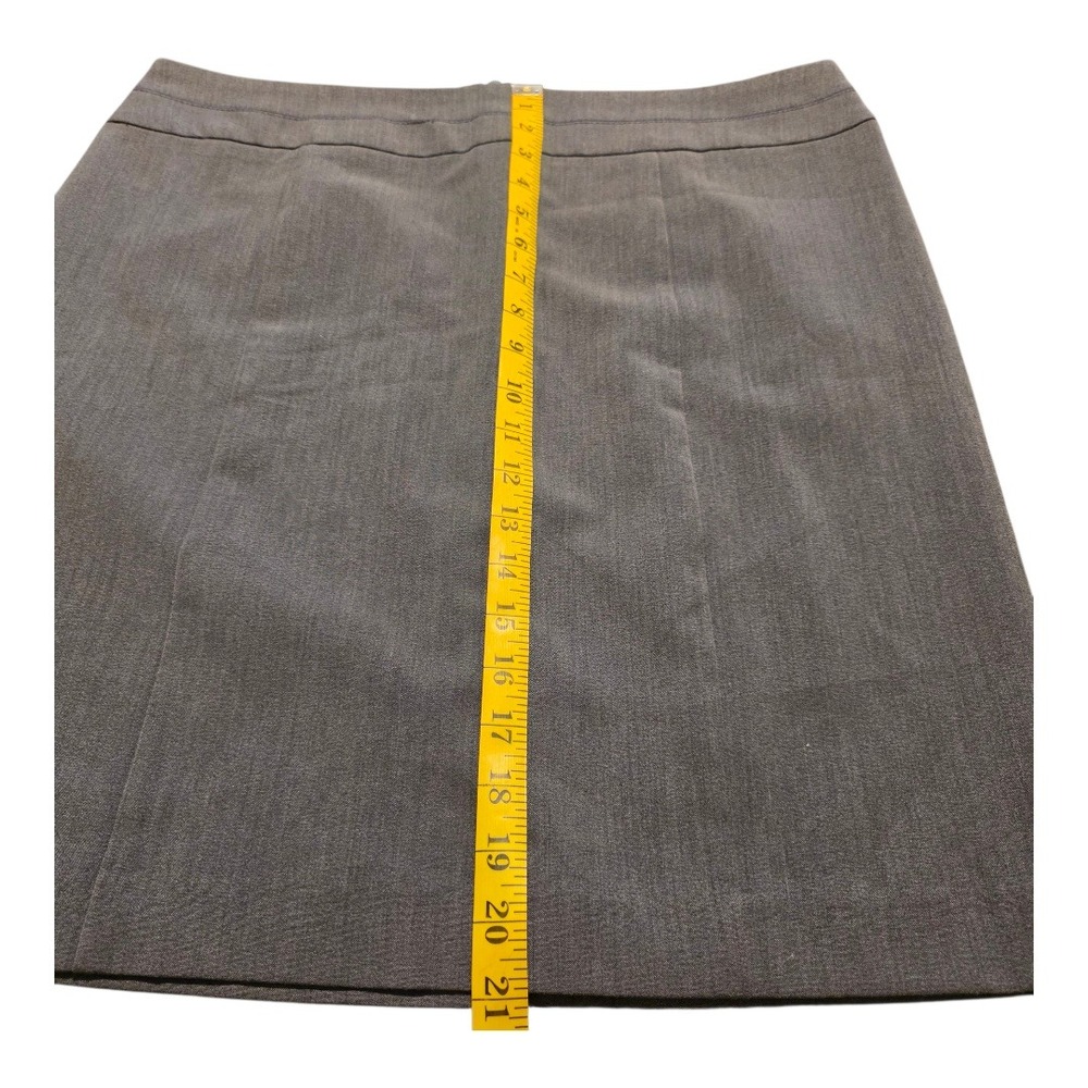 George Women's Size 12 Charcoal Grey Heather Pencil Skirt Business Casual New - Picture 5 of 8